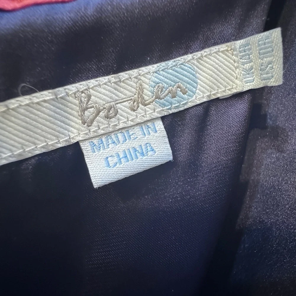 Boden silk floral roll collar midi dress US10 - Picture 6 of 12